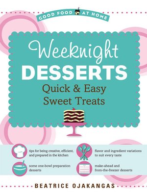 cover image of Weeknight Desserts